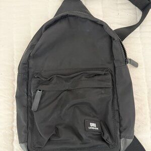 ORI London Recycled Sling Backpack / Crossbody – Black (Like New)